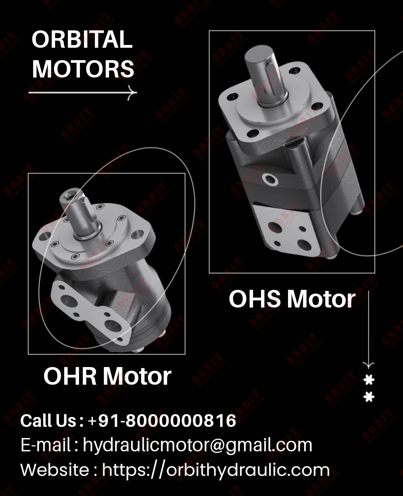 Danfoss OHR Hydraulic Motor In India OMPX-315 11185761 White Hydraulic Motor In Ahmedabad Bangalore Hyderabad Nashik Indore Jaipur Delhi Kolkata Vasai Thane Coimbatore India